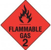 Class 2.1 Dangerous Goods Warning Triangle