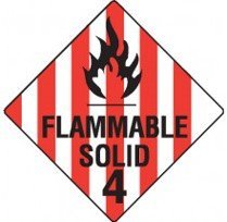 Class 4.1 Dangerous Goods Warning Triangle