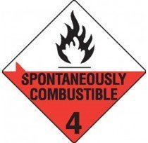 Class 4.2 Dangerous Goods Warning Triangle