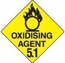 Class 5.1 Dangerous Goods Warning Triangle