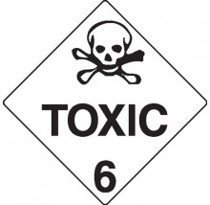 Class 6.1 Dangerous Goods Warning Triangle