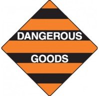 Mixed Dangerous Goods Warning Triangle