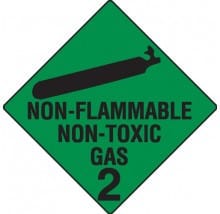 non flammable non toxic gas