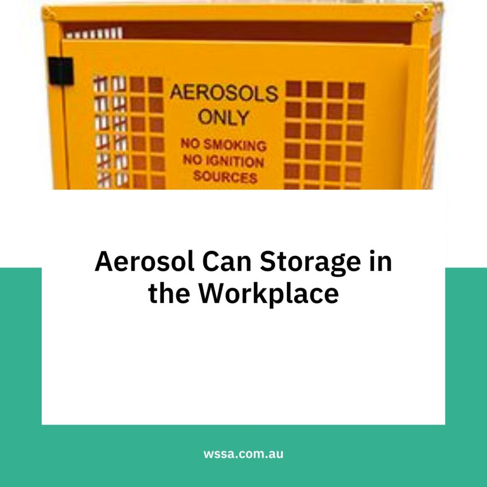 Aerosol Can Storage in the Workplace Wholesale Safety Storage Australia
