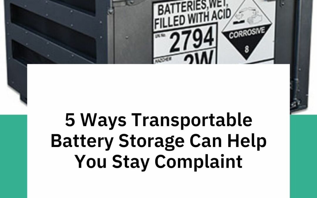 5 Ways Transportable Battery Storage Can Help You Stay Compliant