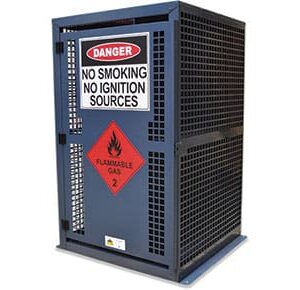 9kg LPG Gas Cylinder Cage - 8 x BBQ Bottles