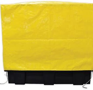 Canvacon cover for polyethylene 3 drum bund