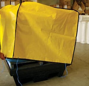 Canvacon cover for polyethylene 2 drum bund