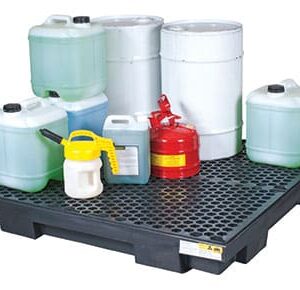 Low profile polyethylene drum bund - pallet size