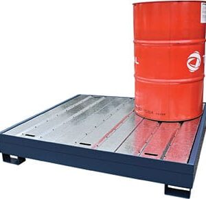 Powder coated steel drum bund 4 drum