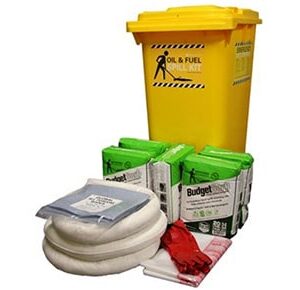 Spill Kit: Oil & Fuel Indoor - Budget 90L Absorbent Capacity